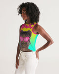 Women's Black Girl Magic Cropped Tank