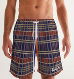 Mad Plaid Men's Swim Trunks