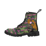 Pink Army Marching Boots