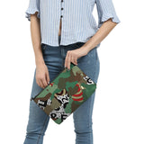 © 2&Fro Green Camo Clutch/Bag