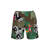 Wild Child Camo  Men's Swim Trunk