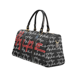 Hype Waterproof Travel Bag/Small (Black/flame)