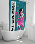 Black Girl Magic Shower Curtain 72"x72"