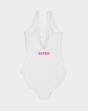 Black Cat branded logo Women's One-Piece Swimsuit