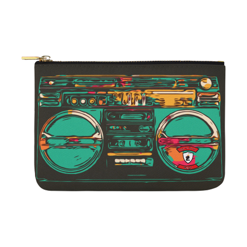 Calypso Retro BoomBox  Carry-All Pouch 12.5''x8.5''