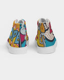 Woke Comic Women's Hightop Canvas Shoes