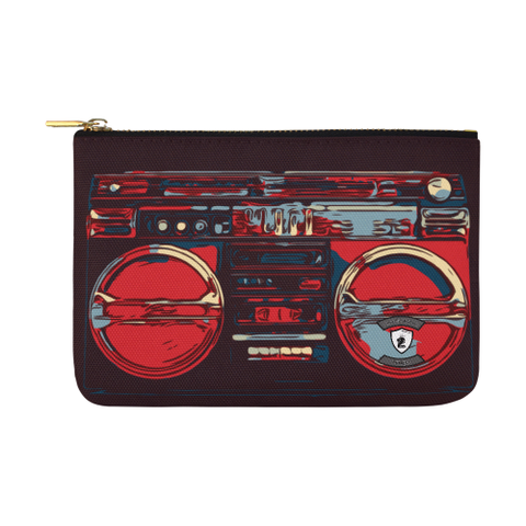 Red BoomBox  Pouch