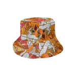 Orange Signature Burst Bucket Hat