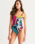 Woke too Women's One-Piece Swimsuit