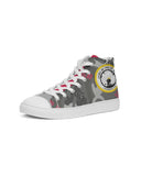 Resist (gray) camouflage Men's Hightop Canvas Shoes