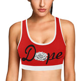 Dope Rose Workout set - Gray/Red