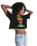 Stop Killing Us Women's Lounge Cropped Tee (copper fro)