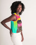 Women's Black Girl Magic Cropped Tank