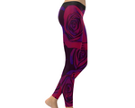 Dope Rose Leggings - Plum