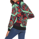 Dope Rose Teal Bomber jacket - Ladies