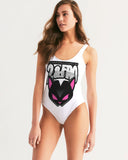 Black Cat branded logo Women's One-Piece Swimsuit