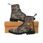 Pink Army Marching Boots