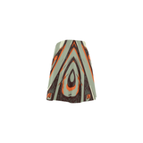 Calypso skater skirt - gray/orange