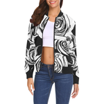 Dope Rose BlackWhite Bomber - ladies