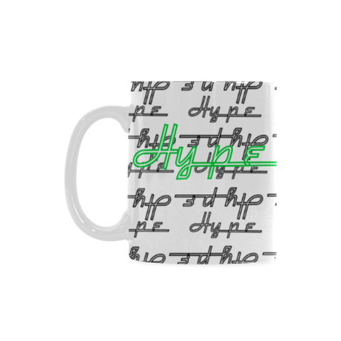 Hype Lime/ White Mug