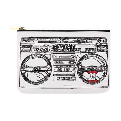 Inside Out BoomBox  Carry-All Pouch 12.5''x8.5''