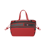 Retro BoomBox Tote (red trim)