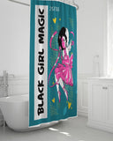 Black Girl Magic Shower Curtain 72"x72"