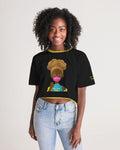 Stop Killing Us Women's Lounge Cropped Tee (copper fro)