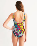 Woke too Women's One-Piece Swimsuit