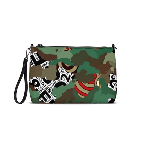 © 2&Fro Green Camo Clutch/Bag