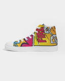 Woke Comic Women's Hightop Canvas Shoes