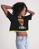 Stop Killing Us Women's Lounge Cropped Tee (copper fro)