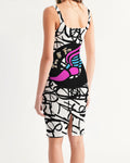 Numbers Women's Midi Bodycon Dress