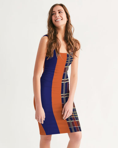 Mad Plaid Women's Midi Bodycon Dress