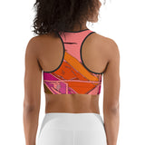 Peach Burst Sports Bra