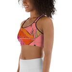 Peach Burst Sports Bra