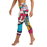 Woke Comic Yoga Capri Leggings