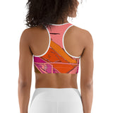 Peach Burst Sports Bra