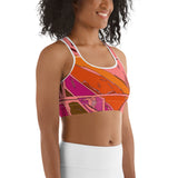 Peach Burst Sports Bra