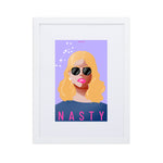 "Nasty" Framed Poster With Mat