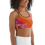 Peach Burst Sports Bra