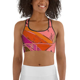 Peach Burst Sports Bra