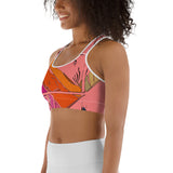 Peach Burst Sports Bra