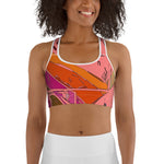 Peach Burst Sports Bra