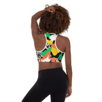 2&Fro logo neon Padded Sports Bra